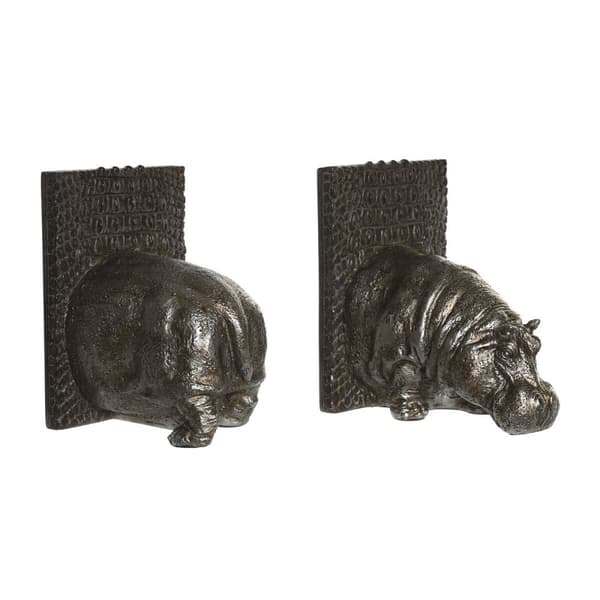 Držalo za knjige DKD Home Decor 15 x 11 x 17 cm Harpiks Kolonistil