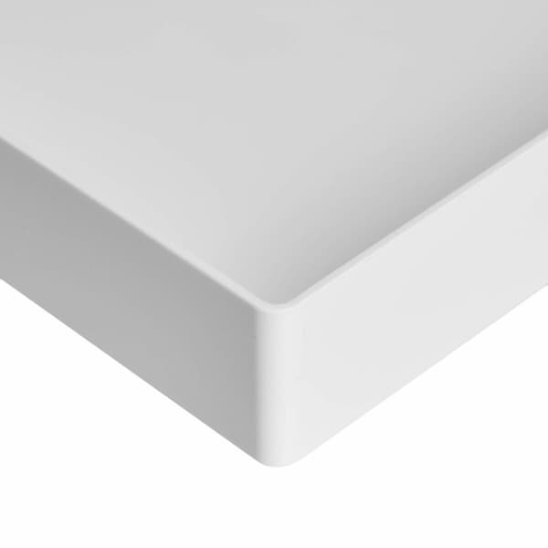 BRUGT Sorteringsbakke Amazon Basics Hvid Plastik (2 enheder) (Refurbished A+)