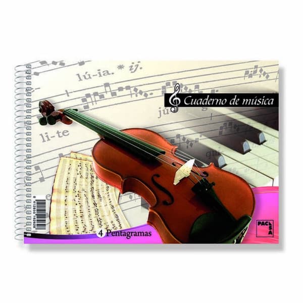 Musikblok Pacsa Din A4 20 Dele 20 Ark
