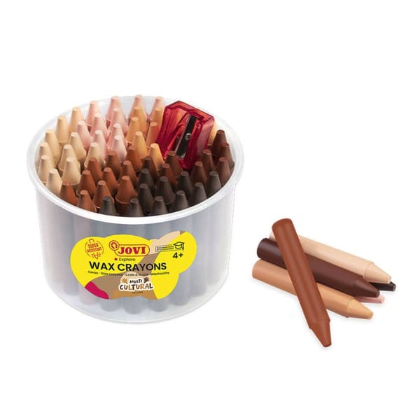 Farvevoks Jovi Jumbo Multicultural 60 Dele Multifarvet