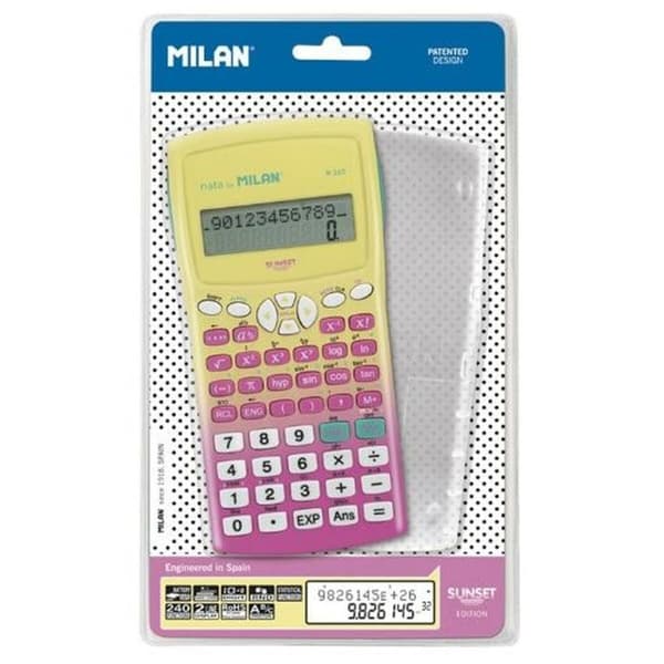Videnskabelig Cal Milan M240 Gul Pink 16,7 x 8,4 x 1,9 cm