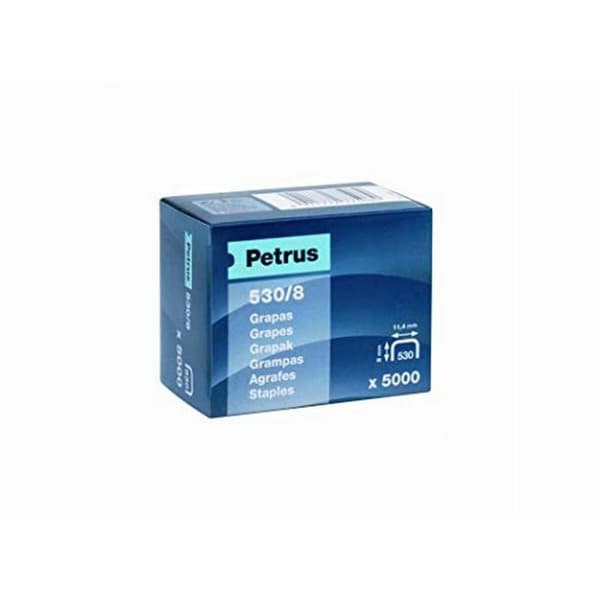Hæfteklammer Petrus 5000 Dele 530/8 8 mm