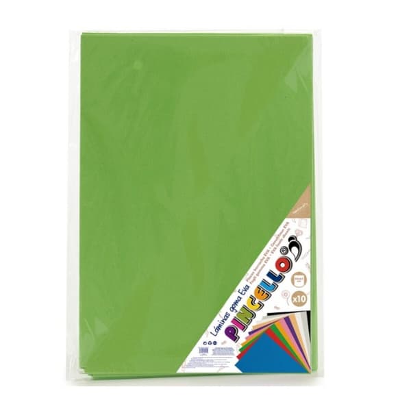 Eva Gummi Grøn 65 x 0,2 x 45 cm (12 enheder)