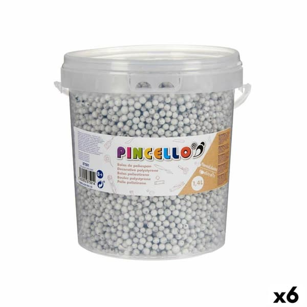 Materiale til håndarbejde Pincello POLIESPAN-GR 13,5 x 14 x 14,5 cm Bolde 6 enheder