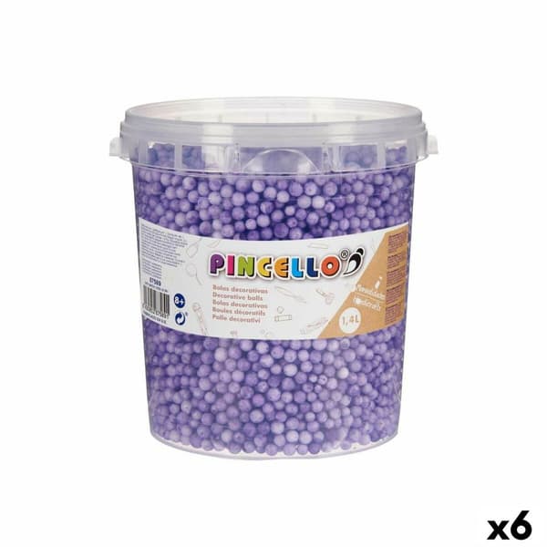 Materiale til håndarbejde Pincello POLIESPAN-LI 13,5 x 14 x 14,5 cm Bolde 6 enheder