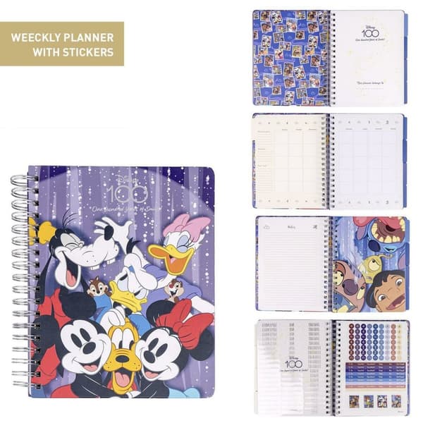 Ugentlig Planner Disney 19 x 24 x 2 cm
