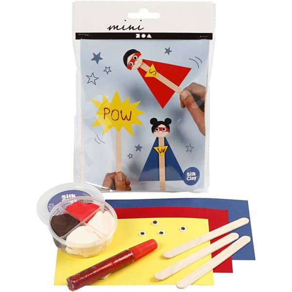 DIY Pyssel Kit - Glasspinnefigurer