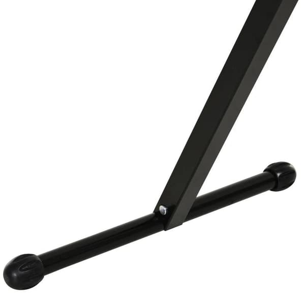 Rootz Rullestativ - Rullestøtte - Justerbar Rullestativ - Hjælpestander - Støttestativ - Metal - Sort - 44 X 50 X 68-110 cm