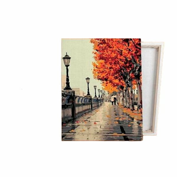 Maling efter tal sæt Alex Bog Parisian Autumn 40 x 50 cm