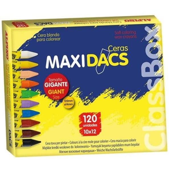 Farvevoks Manley Maxidacs Multifarvet