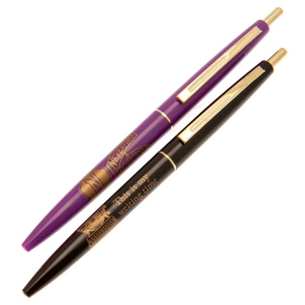 Wednesday Pennuppsättning (2 st.) Purple/Black/Gold One Size