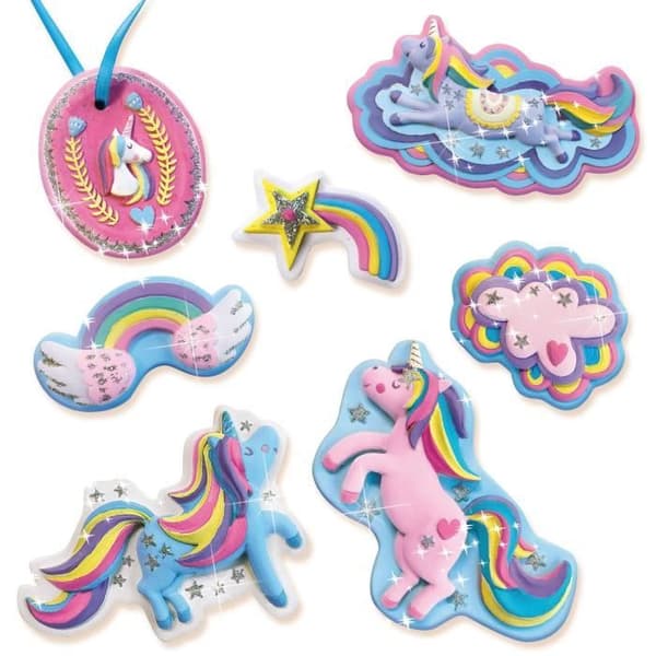 SES CREATIVE - Forma och måla Unicorns - Kreativt kit för barn över 5 år