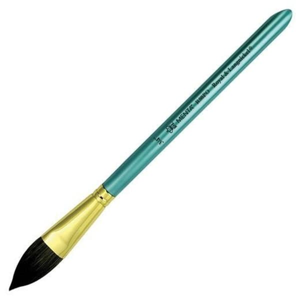 Pensler Royal & Langnickel Menta Pointed Oval Wash - R88PO Egern Oval 1/2" (3 enheder)