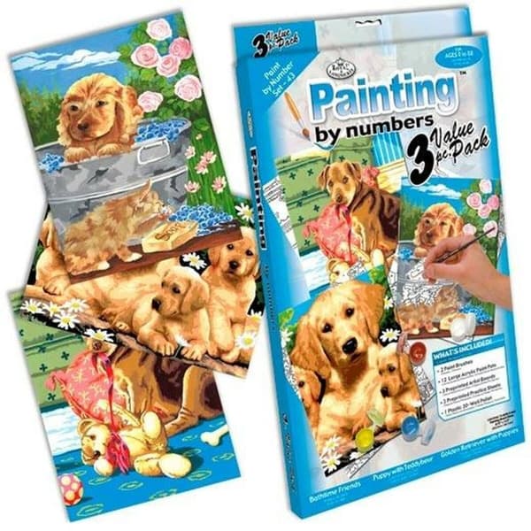 Maling efter tal sæt Royal & Langnickel Dog