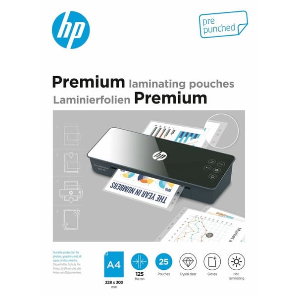 Lamineringslommer HP Premium 9122 (1 enheder) 125 mic