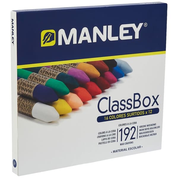 Farvevoks Manley ClassBox 192 Dele Multifarvet