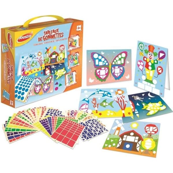 Joustra - Sticker Boards - Orange - Blandat - Från 4 år