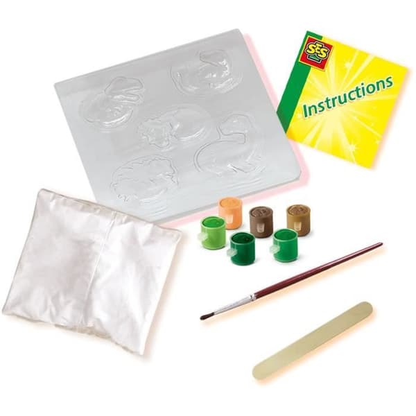 Moulage och målning - SES CREATIVE - Dinosaurusägg - Kreativ kit