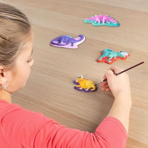 Moulage och målning - SES CREATIVE - Fantasidinosaurier - Fosforescerande dinosaurier