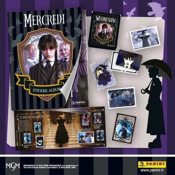 Chrom-album Panini Wednesday (FR)