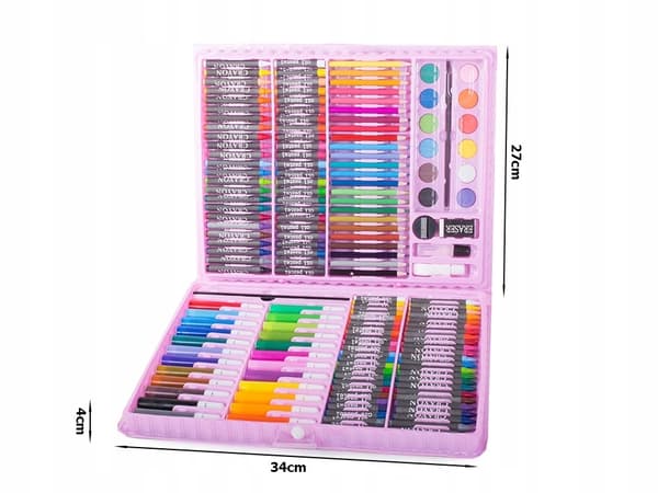 168st  Multifunktionell Super Art Set måla /Playcolor/Färgkritor