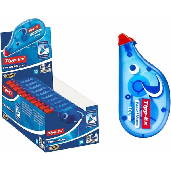 Rettetape TIPP-EX Pocket Mouse 10 m 4,2 mm (20 enheder)
