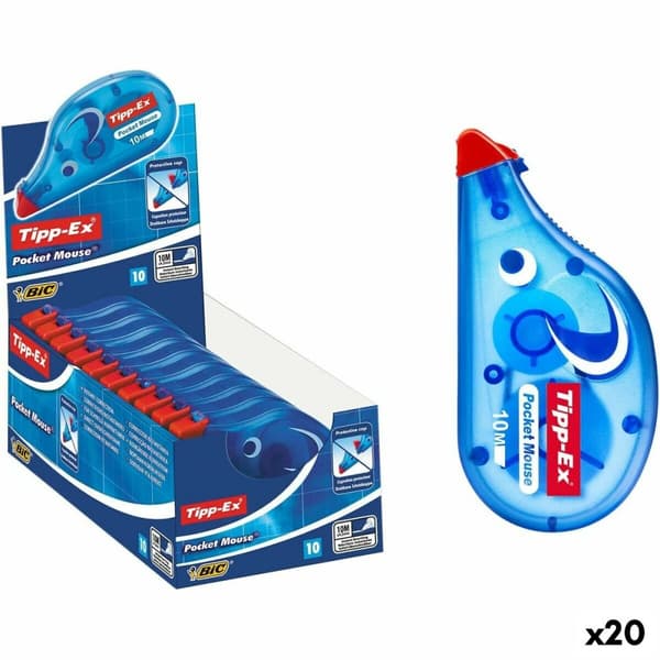 Rettetape TIPP-EX Pocket Mouse 10 m 4,2 mm (20 enheder)