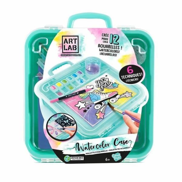 Vesivärimaalaussetti Canal Toys Water color case Monivärinen