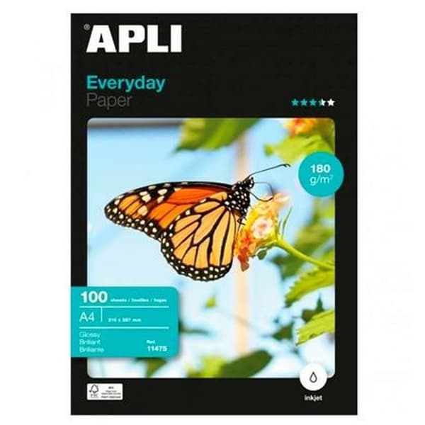 Glossy fotopapir Apli 11475