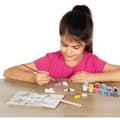 Miniatyrbild 2 av 5: Formning och målning - Fjäril och glitter - SES CREATIVE - Stor form, 6 färgfärger, pensel, glitter och gips