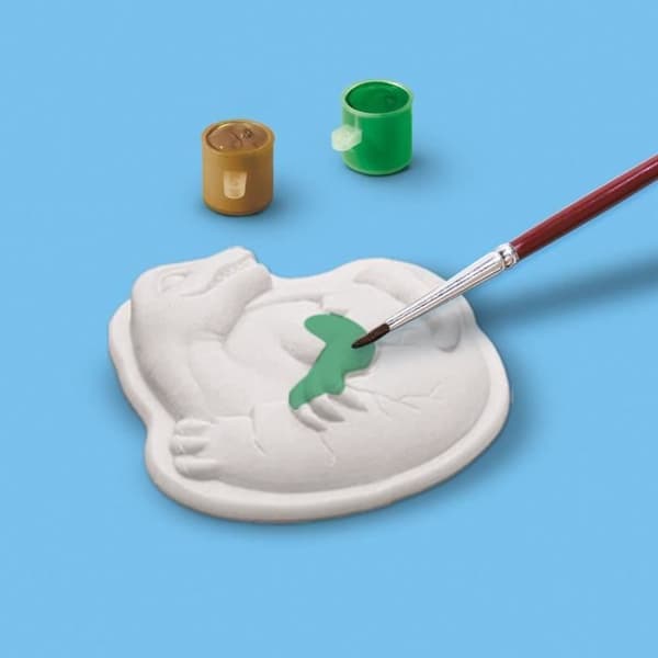 Dinosaurier 2 i 1 - Forma och måla och repa - Kreativa hobbyer - SES CREATIVE - Forma, måla och repa dinosaurier.