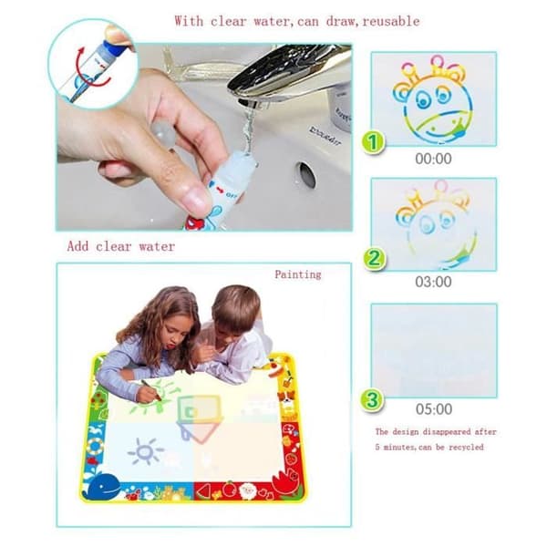 Aqua Magic Doodle Classic Color Matt 100x70CM