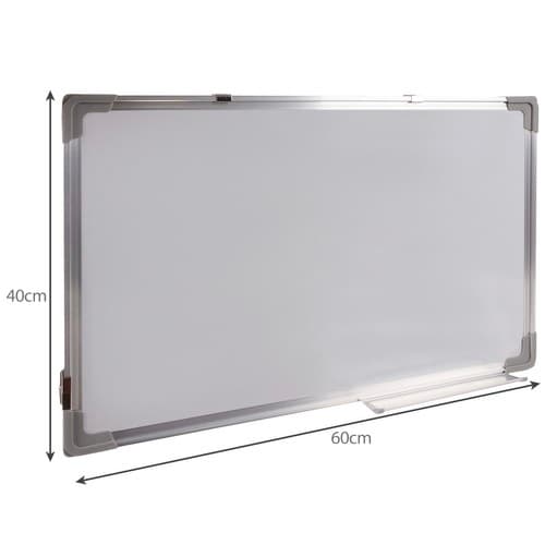 Whiteboard-tavle med Tilbehør / Whiteboard - 60x40cm