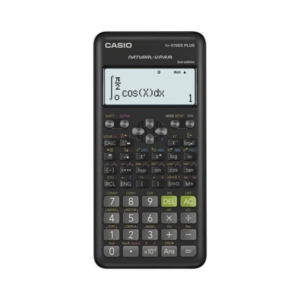 Vetenskaplig Kalkylator Casio FX-570ESPLUS-2 BOX Svart