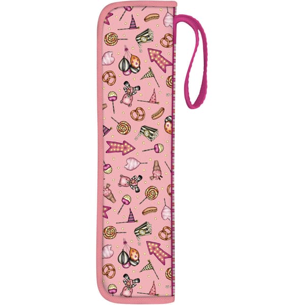 Fløjteholder Gorjuss Carousel Laksefarvet 10 x 36 x 2.5 cm