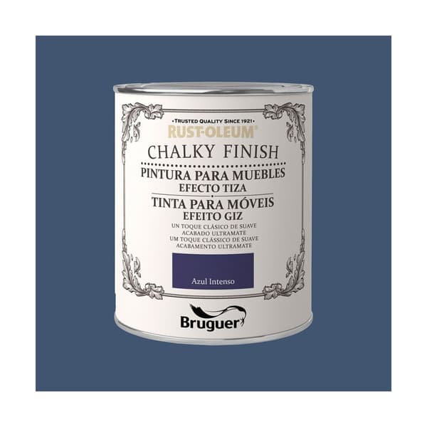 Maling Bruguer Chalky Finish Blå 750 ml