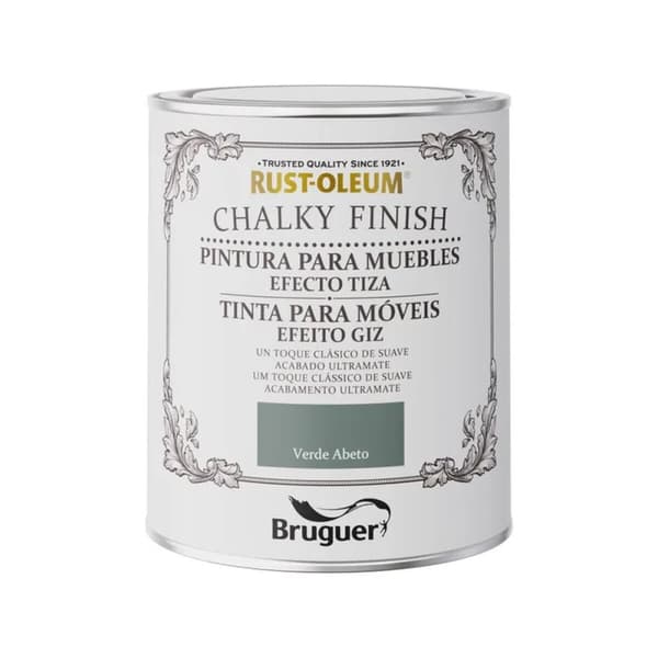 Måla Bruguer Rust-oleum Chalky Finish 5733889 Möbler Fir Green 750 ml