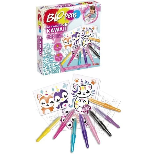 LANSAY - BLOPENS® - Kawaii Activity Set - Fantasy Markers - Från 5 år