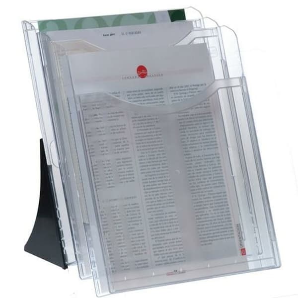 Pöytäesittelyteline Archivo 2000 Archiplay Pöytäliina Din A4 Läpinäkyvä