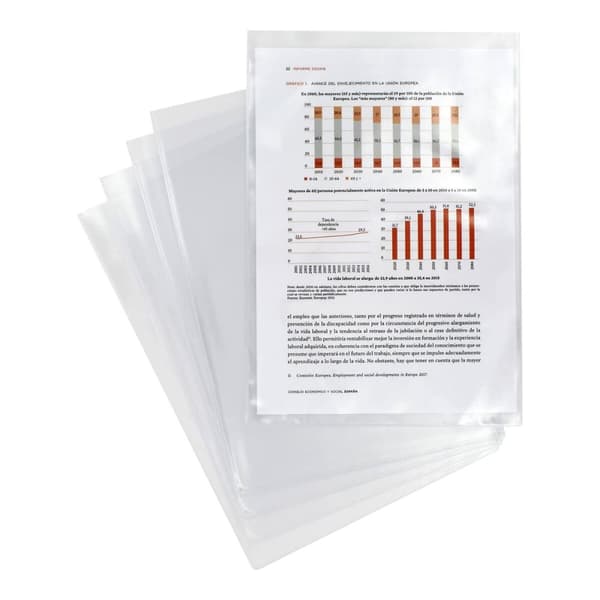 Fodral Grafoplas Transparent 100 antal Din A4 (100 Delar)