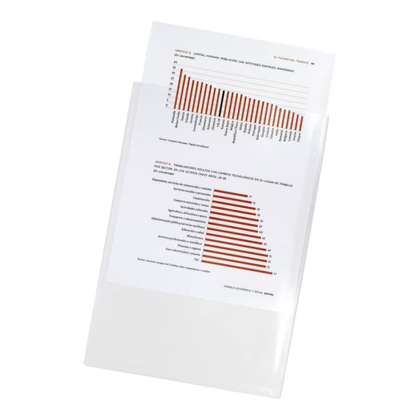 Fodral Grafoplas Transparent 100 antal Din A4 (100 Delar)