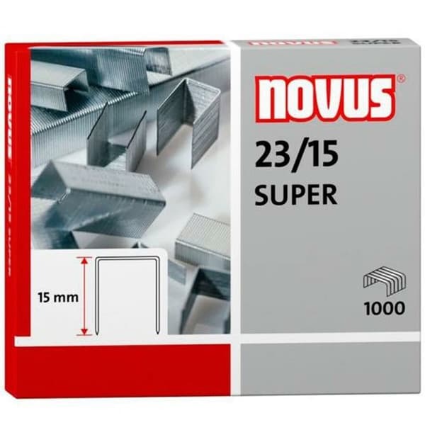 Häftklamrar Novus 1000 Delar 23/15 (50 antal)