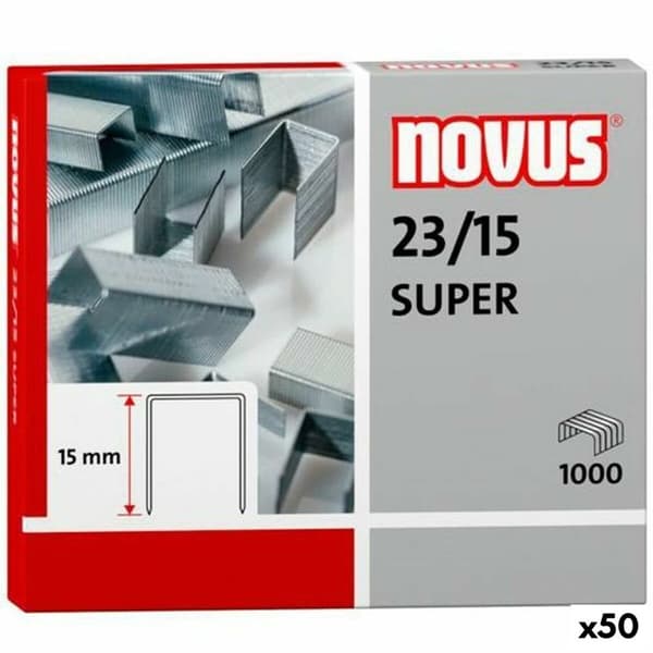 Häftklamrar Novus 1000 Delar 23/15 (50 antal)