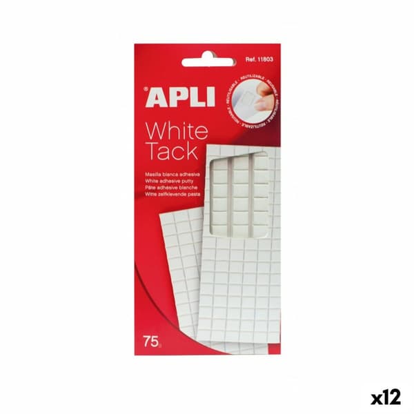Filler Apli White Tack Filler Vit Nylon (3 antal) (12 antal)