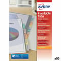 Miniatyrbild 1 av 3: Separatorer Avery Transparent A4 12 Blad (10 antal)