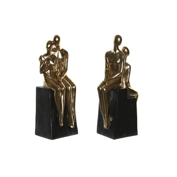 Držalo za knjige DKD Home Decor 9 x 8 x 26 cm Harpiks Glam