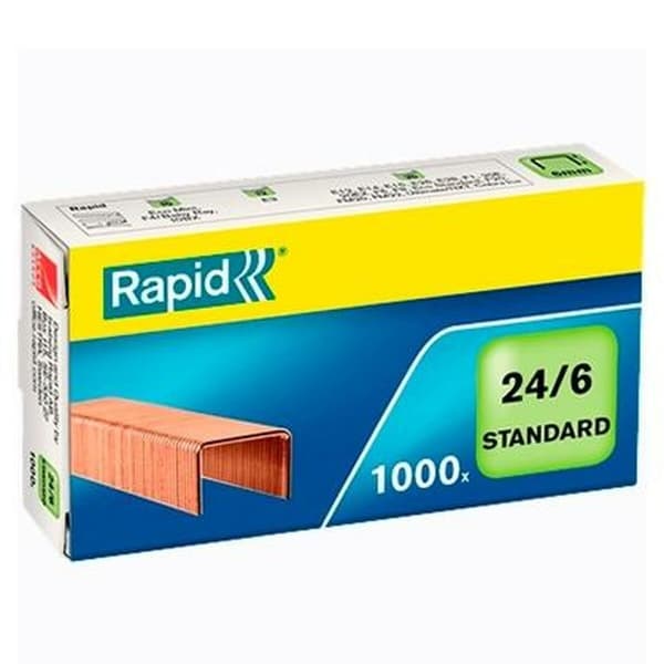 Häftklamrar Rapid Standard 24/6 6 mm (20 antal)