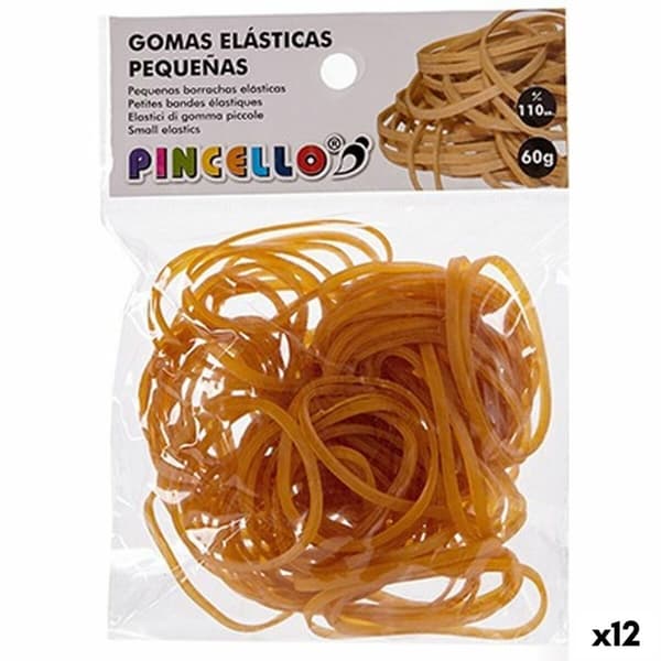 Elastikbånd Pincello Gul (12 enheder)