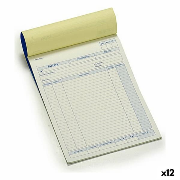 Laskutusvihko Pincello AR1607148 21 x 0,5 x 28,5 cm (12 osaa)