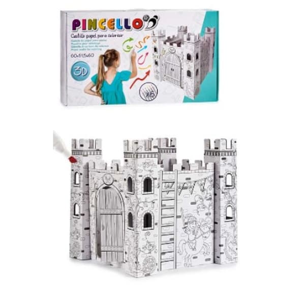 Pappershantverksspel Pincello CV20983 Slott (4 antal)